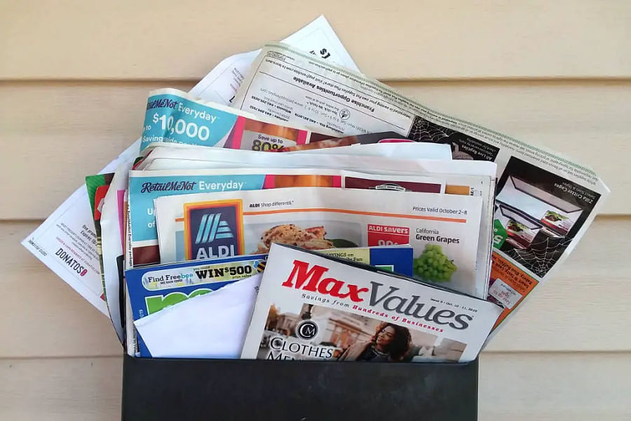 Direct mail coupons