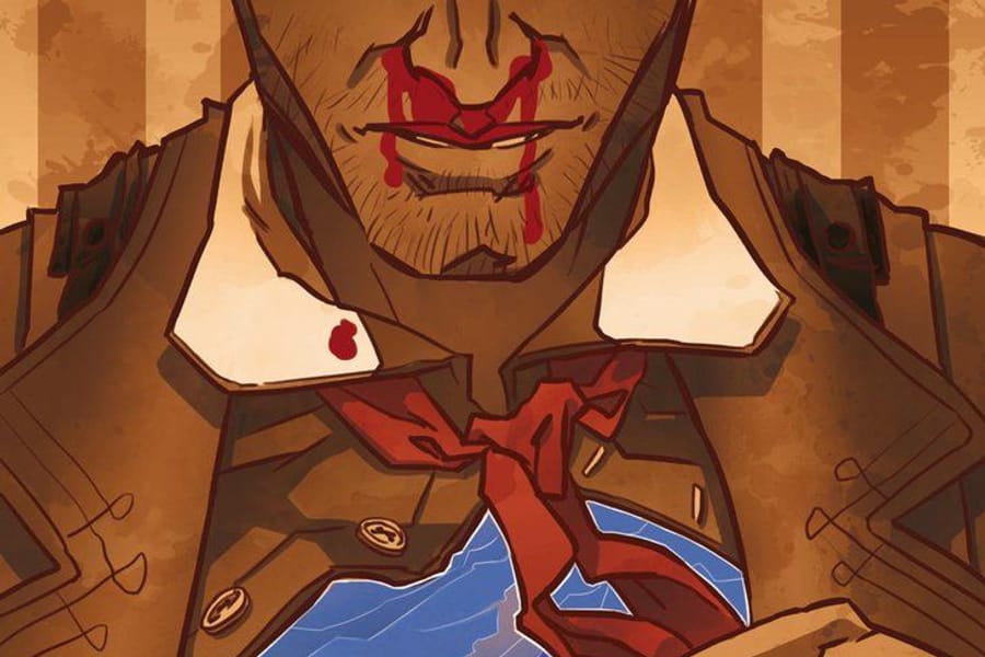 cartoon character in debt