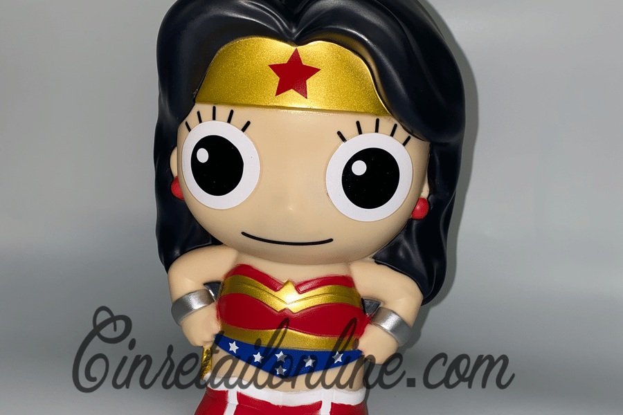 cartoon piggy bank superhero